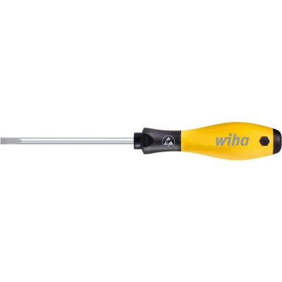 Afbeelding van Wiha Schroevendraaier SoftFinish ESD sleufkop (08183) 6,5 mm x 150