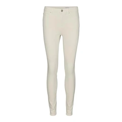 Afbeelding van VERO MODA VMFLASH MR Skinny Jeans Color GA NOOS, ecru, 30 NL/XL