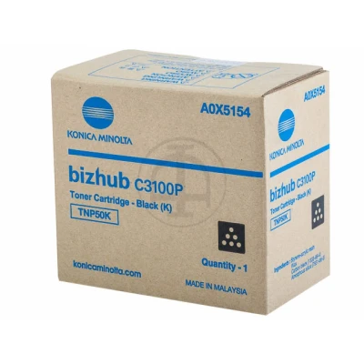 Afbeelding van Konica Minolta A0X5154 (TNP 50K) Toner Zwart