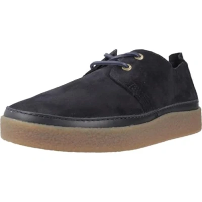 Afbeelding van Clarks Premium Heren Clarkwood Low, Navy suede, 6 UK, marine 38.5 EU