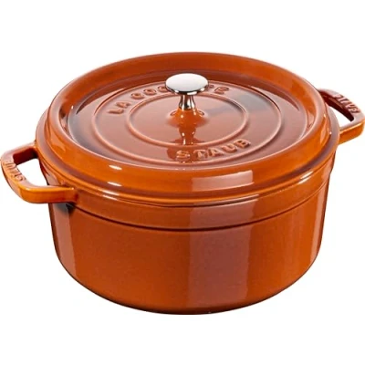 Afbeelding van Staub Gietijzeren braadpan / cocotte, rond 28 cm, 6.7 L, kaneel