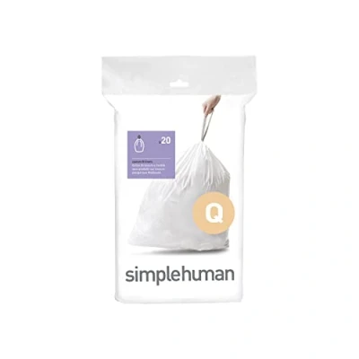 Afbeelding van simplehuman Code Q 50L Afvalzakken (20 delig)