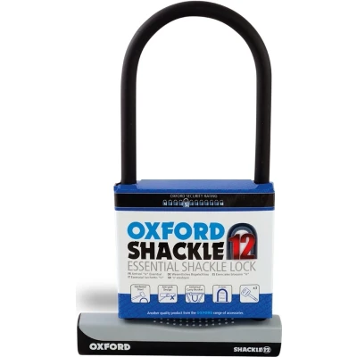 Afbeelding van Oxford Shackle 12 Large Lock, zwart