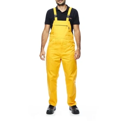 Afbeelding van Werkbroek voor Heren, Tuinbroek Maten S XXXL, Werkoverall Gemaakt in de EU, Blaumann, Werkkleding Kwaliteit, Geel, XXL