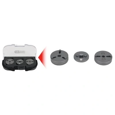 Afbeelding van KS Tools 150.2295 Universele remzuigerterugstelgereedschap adaperset, 3 dlg