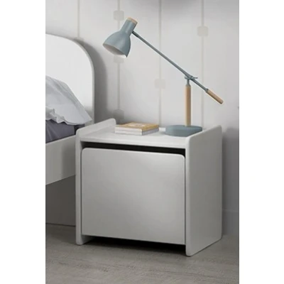 Afbeelding van LUCEVI Kiddy Kindernachtkastje Hout Wit 40x36x41cm