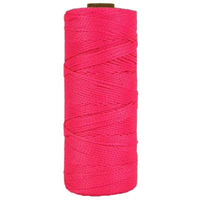 Afbeelding van Talen Tools Touw Metselkoord Uitzetkoord Roze Ø 1.5 mm x 200 meter