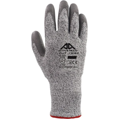 Afbeelding van Handschoen ActiveGear snijbestendig grijs 11/XXL