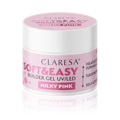 Afbeelding van Claresa Baugel Soft&amp;Easy Gel melkachtig roze 12g