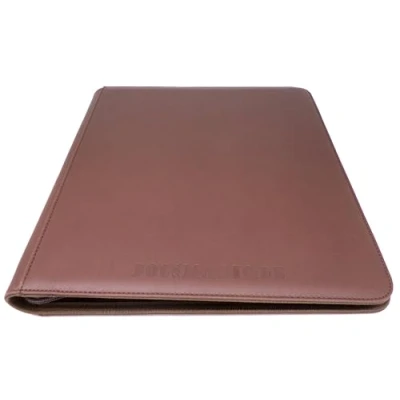 Afbeelding van Docsmagic.de Premium Pro Player 12 Pocket Playset Zip Album Brown 480 Card Binder MTG PKM YGO