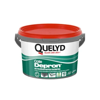Afbeelding van Quelyd Lijm voor Depron platen en isolatiecoatings isolatie muur plafond onmiddellijke grip zonder oplosmiddel 1 emmer 3 kg