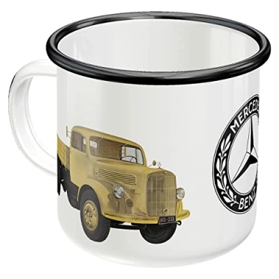 Afbeelding van Emaille Mok Daimler Truck Models