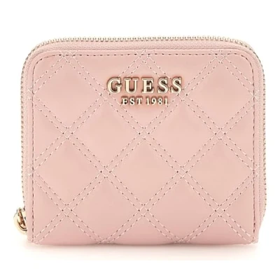 Afbeelding van GUESS Portemonnee Giully Zip Around Wallet Peony Zalmroze