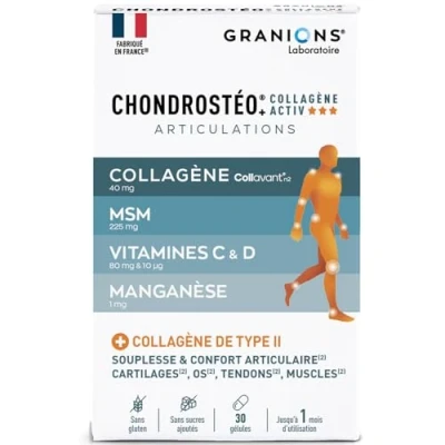 Afbeelding van Granions Chondrostéo Articulations Collagène Activ 30 Capsules