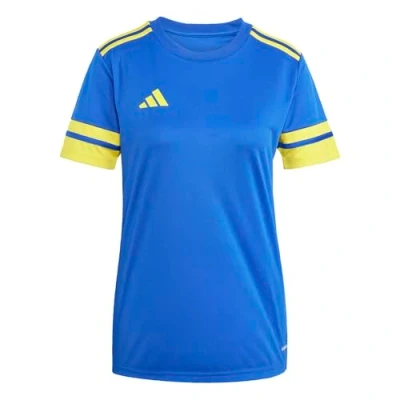Afbeelding van adidas Dames SQUADRA25 JERSEY SHORT SLEEVE, team royal blue/team yellow, XS