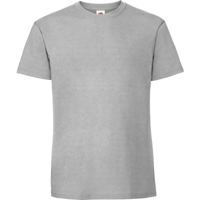Afbeelding van Fruit Of The Loom Mens Ringgesponnen Premium Tshirt (Zinc)
