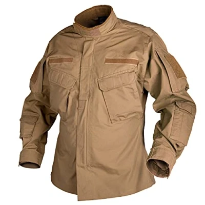 Afbeelding van Helikon Tex CPU jas Shirt Polycotton Ripstop Coyote