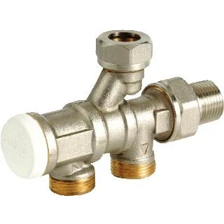 Afbeelding van Comap onderblok 638 1+2 pijps haaks/recht 1/2&quot; x M22 h.o.h. 40 mm