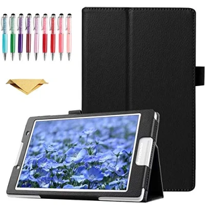 Afbeelding van QYiD Case voor Lenovo Tab M10 Plus, Slim Folding PU Leather Cover enovo Plus TB X606F / X606X 10.3&quot; FHD Android Tablet, Zwart