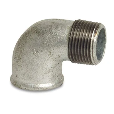 Afbeelding van Schroefdraadfitting tempergietijzer hoek 90 1&quot; IG x AG
