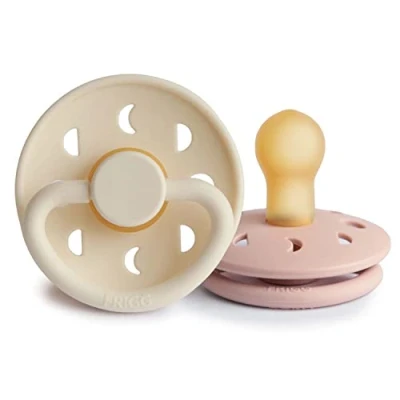 Afbeelding van Frigg Fopspeen Moon 0 6mnd Blush/Cream 2st