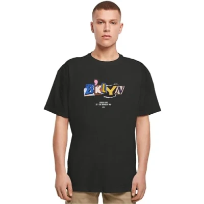 Afbeelding van Upscale by Mister Tee Brklyn Tshirt print, Heren, Maat: 4XL, Black
