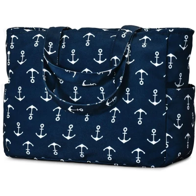 Afbeelding van Unyqoos® Stijlvolle en Ruime Strand Reistas voor Dames met Klassiek Design