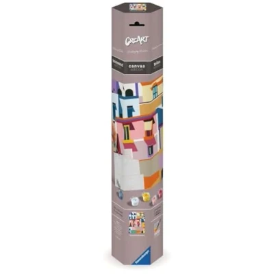 Afbeelding van Ravensburger CreArt Schilderen op nummer 25527 Kleurrijke huizen vanaf 14 jaar papier