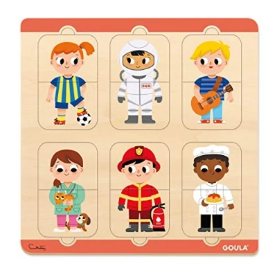 Afbeelding van Goula 54009 puzzel Vormpuzzel 12 stuk(s) Beroep