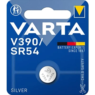 Afbeelding van VARTA batterijen Electronics V390 Lithium knoopcellen SR54 verpakking met 1 knoopcel in originele blisterverpakking van exemplaar