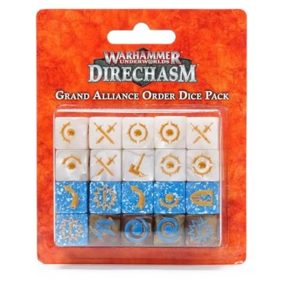 Afbeelding van Warhammer Underworlds: Grand Alliance Order Dice Pack Op = Op!!!