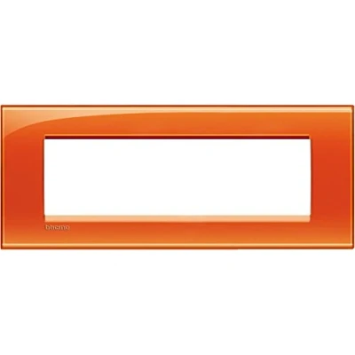 Afbeelding van Legrand livinglight rechthoekig afdekraam oranje 7modules btlna4807od