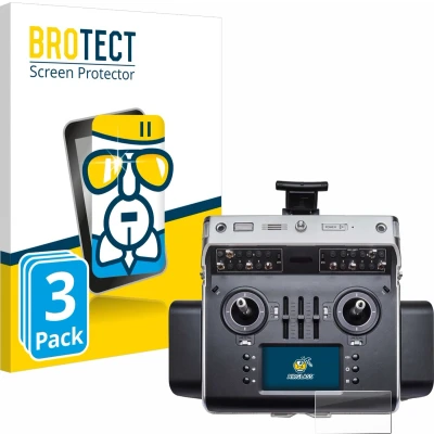 Afbeelding van BROTECT Screenprotector voor Graupner MC 32ex Folie Beschermfolie Beschermglas transparant (3 Stuks)