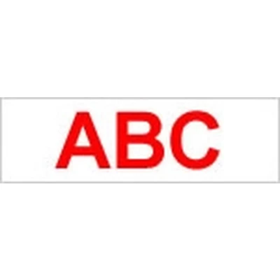 Afbeelding van Brother Gloss Laminated Labelling Tape 9mm, Red/White
