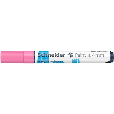 Afbeelding van Schneider acrylmarker Paint it 320 4mm pastel roze S 120229