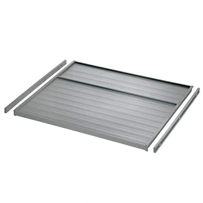 Afbeelding van Ninka eins2vier deksel + rand corpusbreedte 600 mm grijs aluminium voor zijwanddikte 16