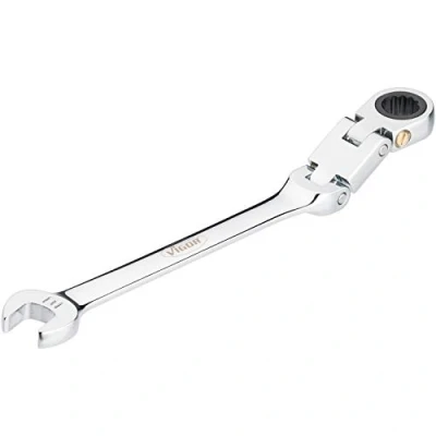 Afbeelding van Vigor V6752 10 Ringratelsteeksleutel met scharnier mm