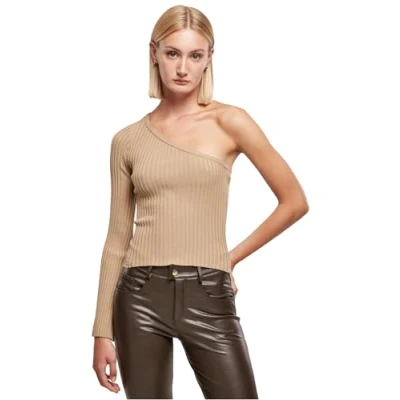 Afbeelding van Urban Classics ONE Sleeve Trui, Dames, Maat: Small, Unionbeige