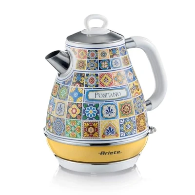 Afbeelding van Ariete Positano 2869/0P Italiaans design waterkoker 2000 Watt 1. 7 liter inhoud draadloos