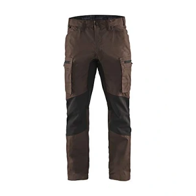 Afbeelding van Blaklader Service werkbroek met stretch 1459 1845 Bruin/Zwart C44