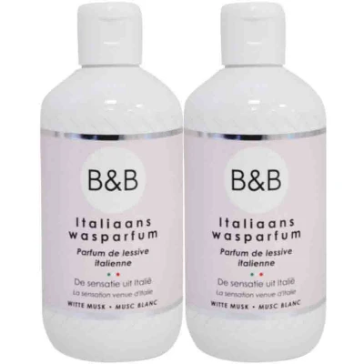 Afbeelding van 2x B&amp;B Italiaanse Wasparfum Witte Musk 250 ml