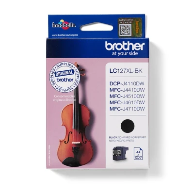 Afbeelding van Brother LC 127XLBK Inktcartridge Zwart Hoge capaciteit