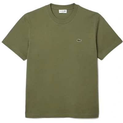 Afbeelding van Lacoste Tshirt basic, Heren, Maat: 6XL, Khaki