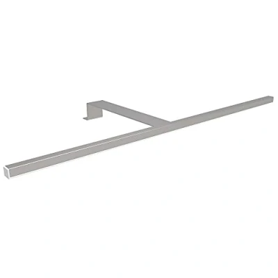 Afbeelding van Kalb LED zweefdeurkastverlichting kledingkastverlichting opbouwlamp kastverlichting 1 4 delige set, zilvergrijs 600 mm, keuze: set van 3 neutraal wit