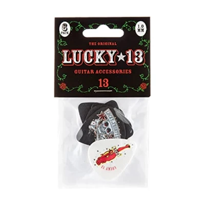 Afbeelding van Dunlop Lucky 13 II Plektrum, 1,00 mm 6er Set, Series Plectrum set