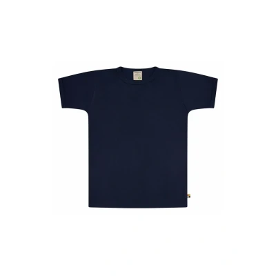 Afbeelding van loud + proud effen T shirt, van biologisch katoen, GOTS gecertificeerd, ultra marine, 146 152