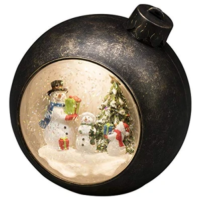 Afbeelding van Kerstbal led kerstverlichting binnen 1 lampje 16.5 x 15 cm war