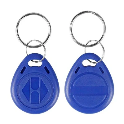 Afbeelding van LIBO Leesbare beschrijfbare RFID Sleutelhangers 125 KHz T5577 NFC token Nabijheids ID Toegangscontrole Kaart Programmeerbare blauwe kleur (10 stuks)