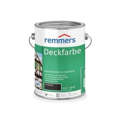 Afbeelding van Remmers Tuinhuis Beits Color 2,5L Zwart