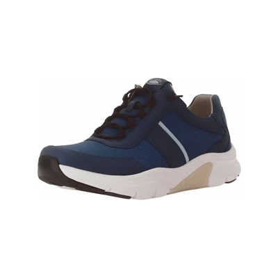 Afbeelding van Pius Gabor Sneakers laag Jeans azur, Heren, Maat: 41, azur Leer en textiel